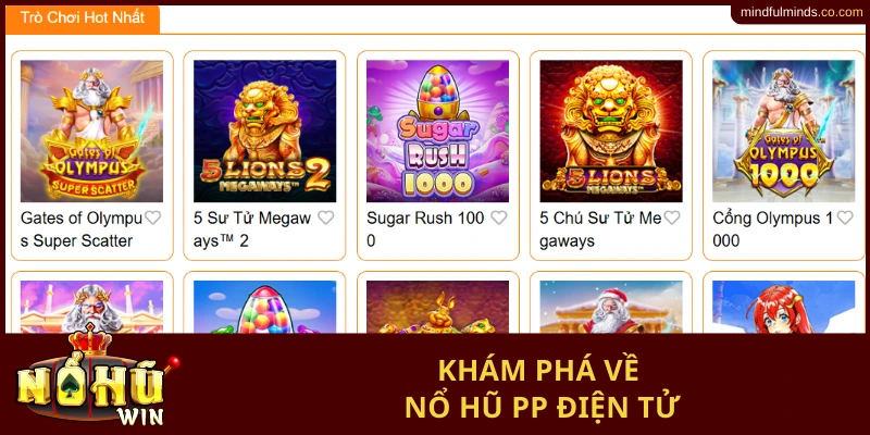 Khám phá về Nổ Hũ PP Điện Tử